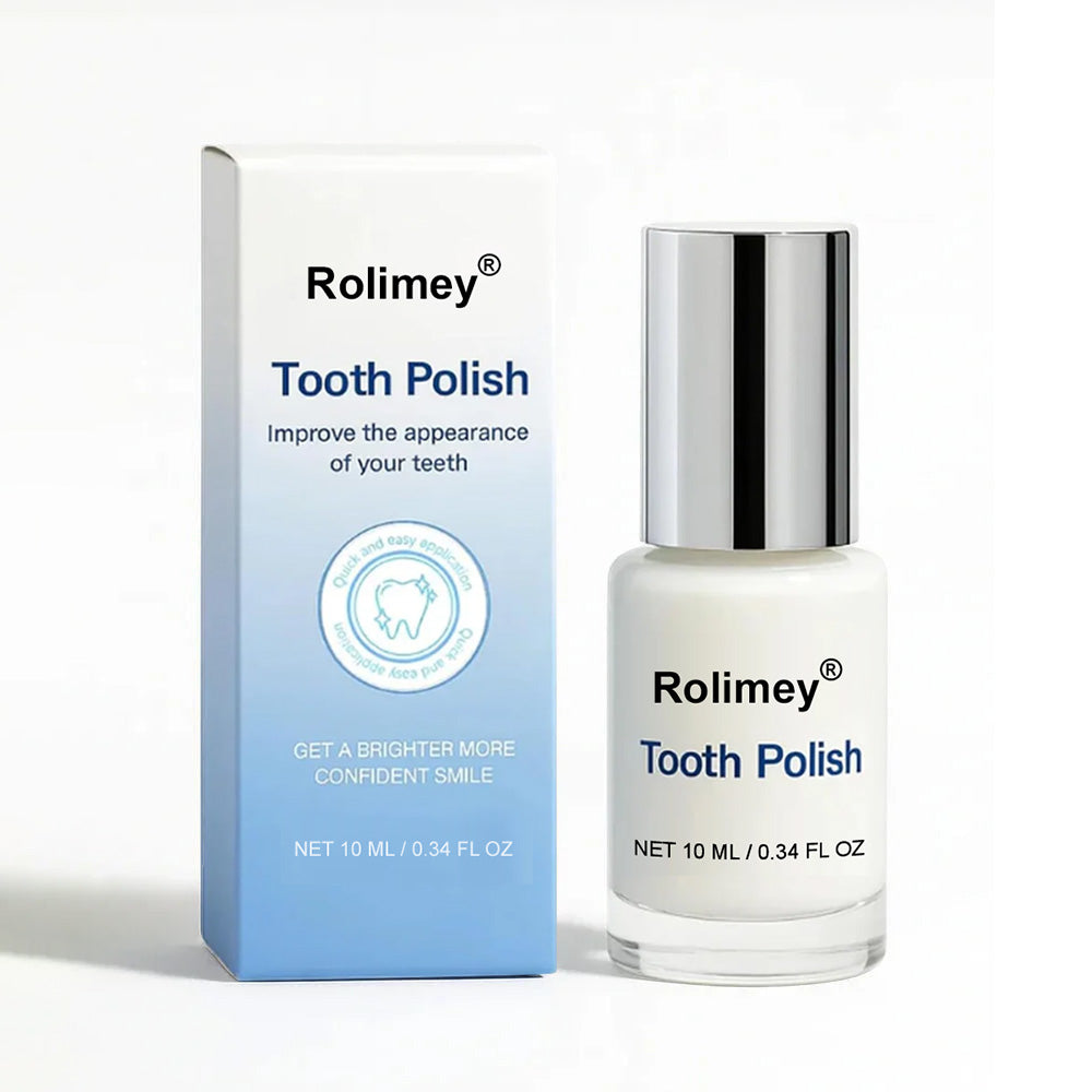✨🦷Instant Teeth Whitening Polish - Enamel Safe Tooth Gloss for Yellow Teeth Stain Removal - Fluoride-Free & Sensitivity Free
