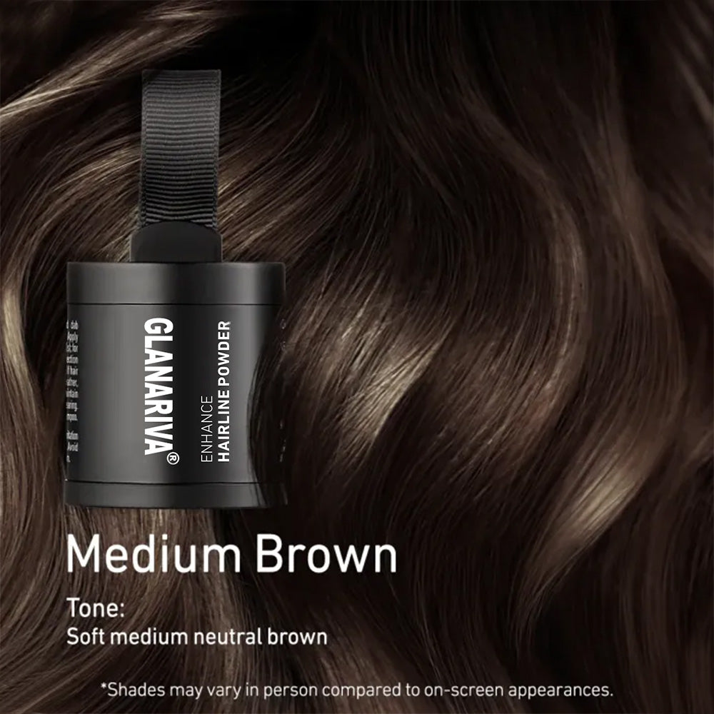 ✨GLANARIVA® Instant Hairline Powder | Root Touch Up & Hair Concealer