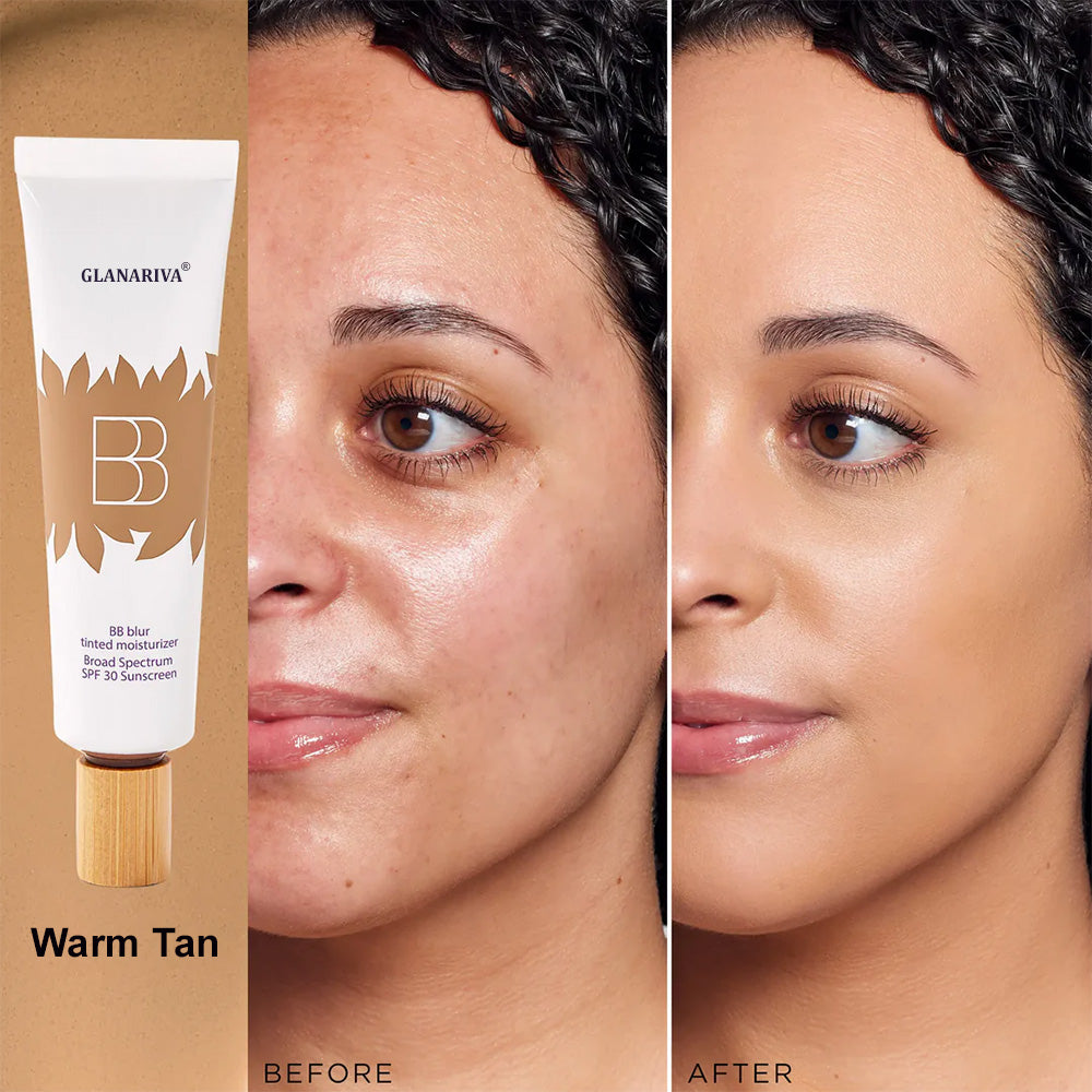 ✨GLANARIVA® Mushroom Head Air Cushion CC Cream - Instant Skin Blur Tinted Moisturizer & Foundation