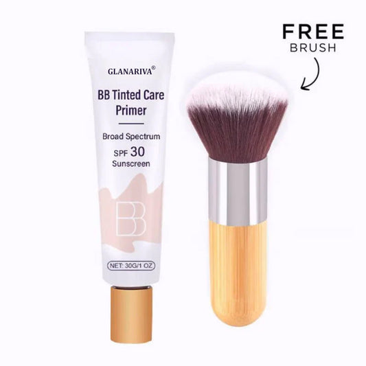 🪄GLANARIVA® Mushroom Head Air Cushion CC Cream - Instant Skin Blur Tinted Moisturizer & Foundation