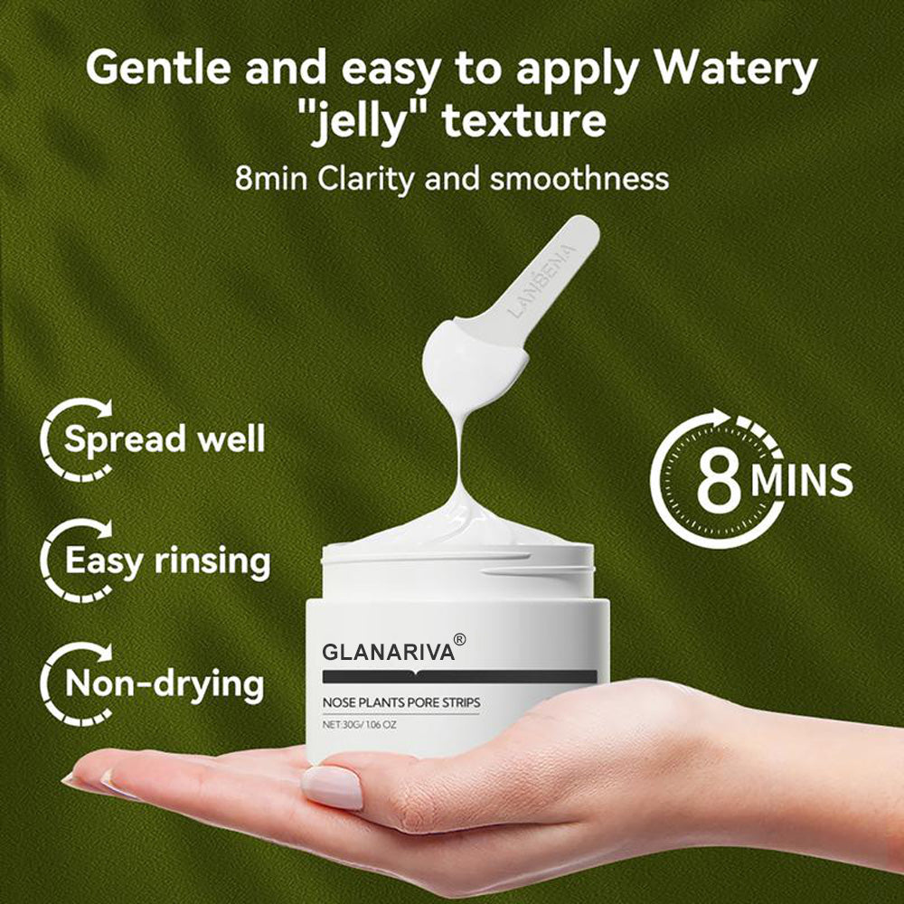 🌿GLANARIVA® Blackhead Remover Peel-Off Mask | Deep Pore Cleansing