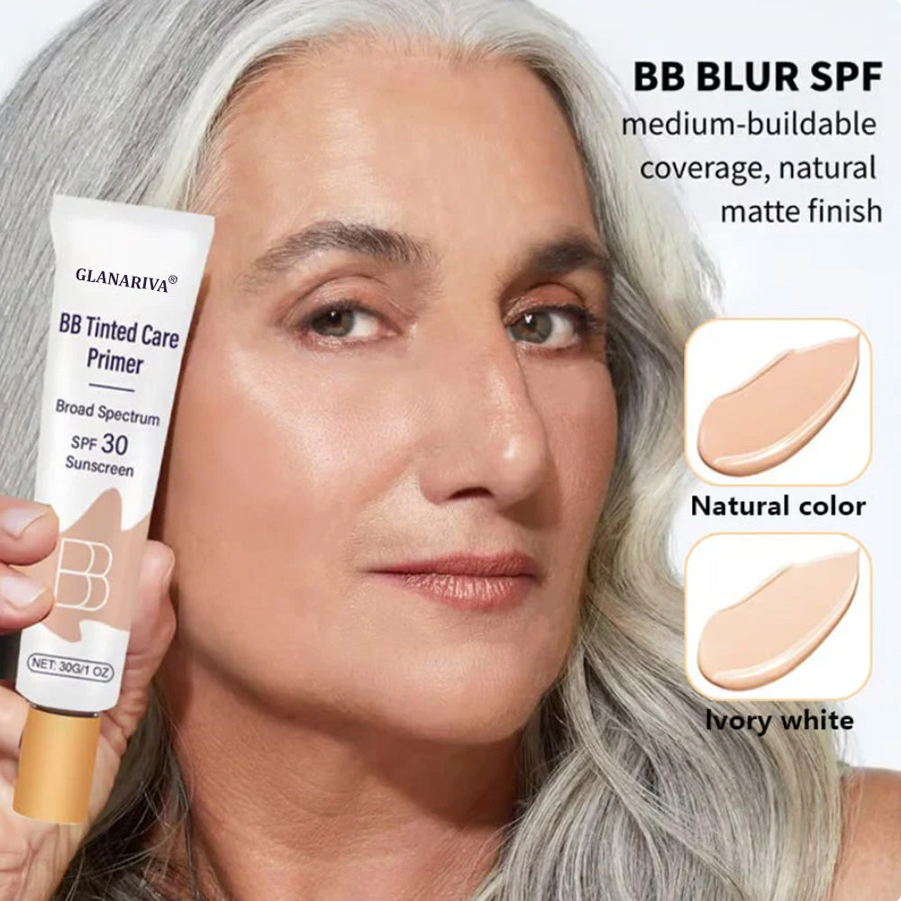 ✨GLANARIVA® Mushroom Head Air Cushion CC Cream - Instant Skin Blur Tinted Moisturizer & Foundation
