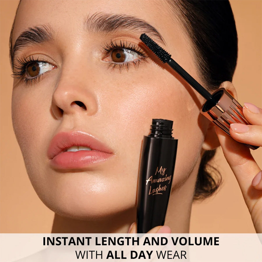 👁️4D Silk Fiber Lengthening Mascara | Instant Volume & Zero Clumps