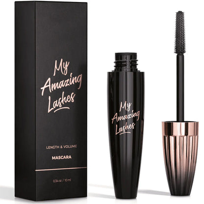 👁️4D Silk Fiber Lengthening Mascara | Instant Volume & Zero Clumps