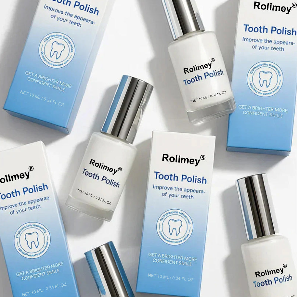 ✨🦷Instant Teeth Whitening Polish  - Enamel Safe Tooth Gloss for Yellow Teeth Stain Removal - Fluoride-Free & Sensitivity Free