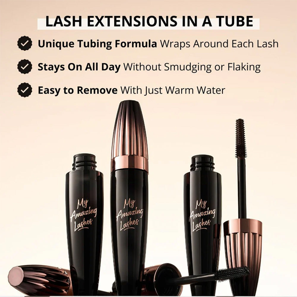 👁️4D Silk Fiber Lengthening Mascara | Instant Volume & Zero Clumps