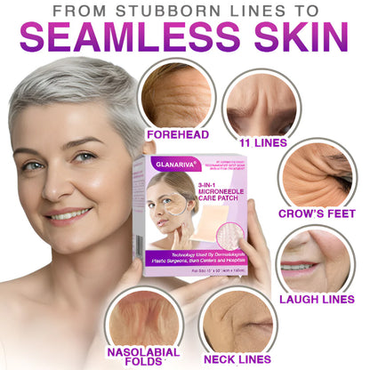 👝GLANARIVA® 3-in-1 Microneedle Anti-Aging Patch