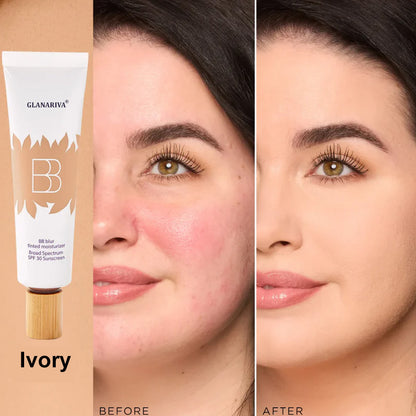 ✨GLANARIVA® Mushroom Head Air Cushion CC Cream - Instant Skin Blur Tinted Moisturizer & Foundation