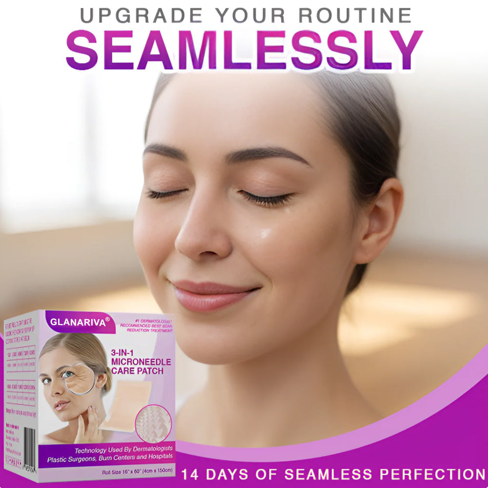 👝GLANARIVA® 3-in-1 Microneedle Anti-Aging Patch
