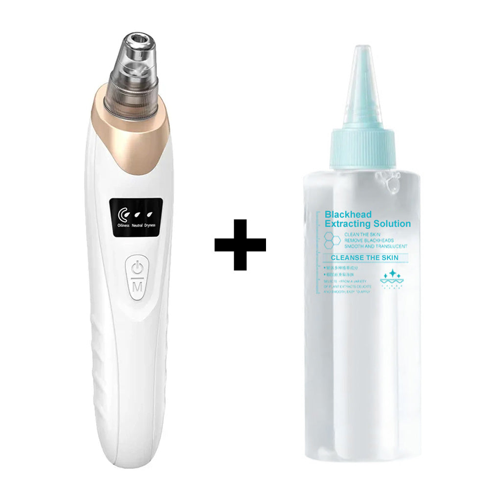 🆙Electric Pore Vacuum & Blackhead Remover – Rechargeable Spot Extractor Tool Setf