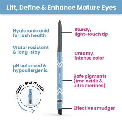 ✨GLANARIVA® Waterproof Smudge-Proof Gel Eyeliner | All Day Comfort