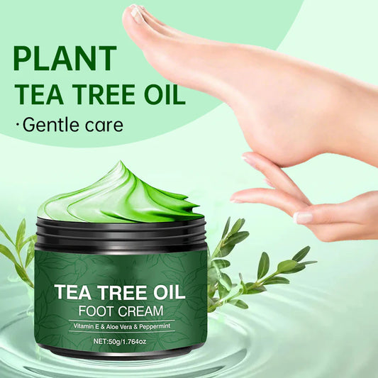 🧼Intensive Cracked Heel Repair Foot Cream with Tea Tree Oil