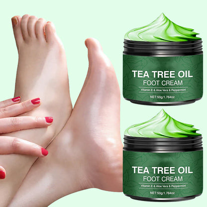 🧼Intensive Cracked Heel Repair Foot Cream with Tea Tree Oil