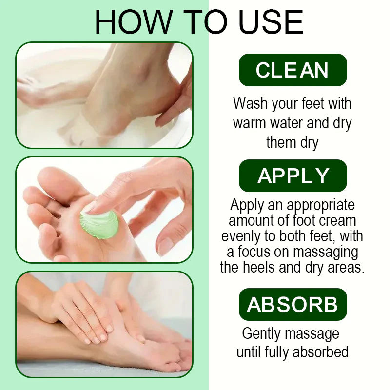 🧼Intensive Cracked Heel Repair Foot Cream with Tea Tree Oil