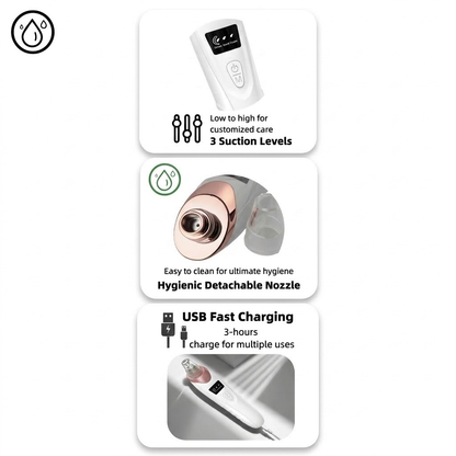 🆙Electric Pore Vacuum & Blackhead Remover – Rechargeable Spot Extractor Tool Setf